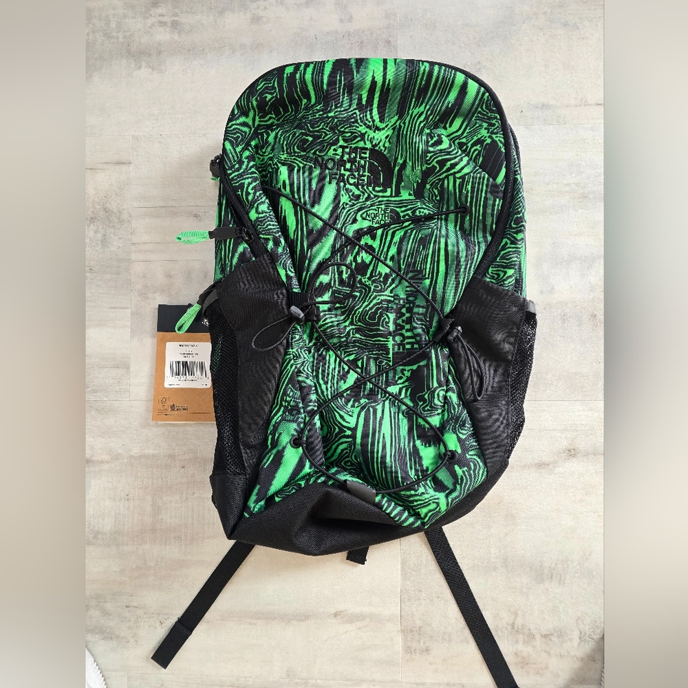 THE NORTH FACE JESTER BACKPACK GREEN & BLACK